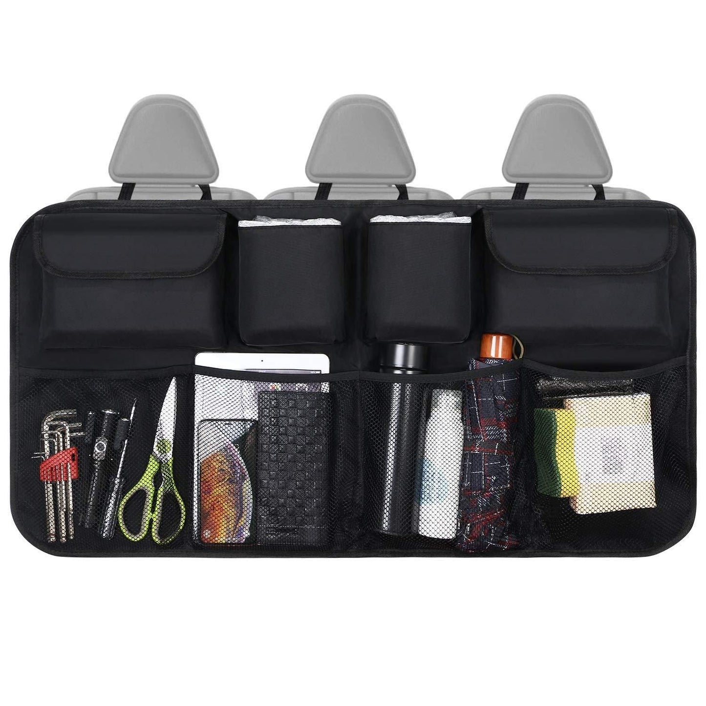Car Back Seat Organizer with Multi-Pocket Storage (Pack of 1)