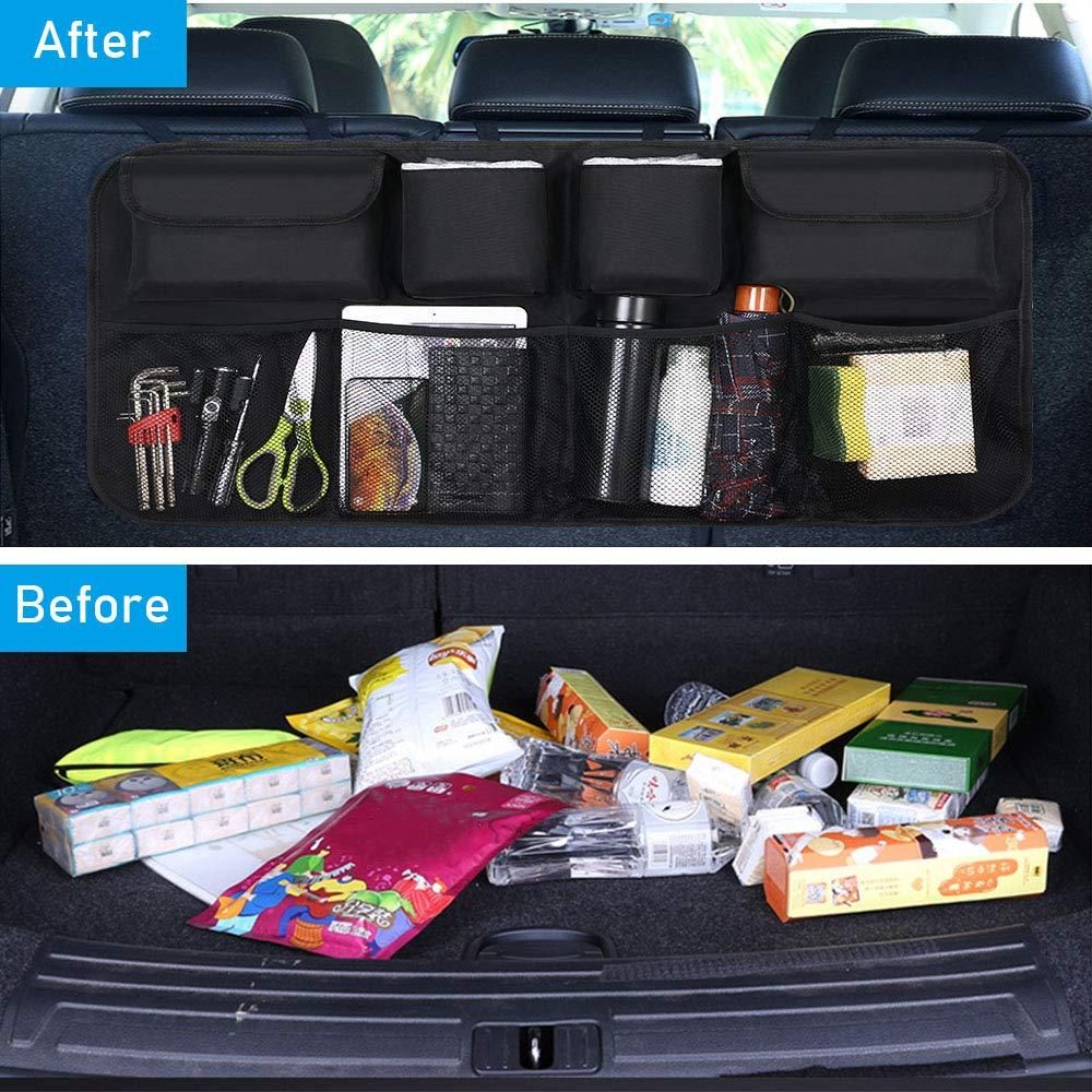 Car Back Seat Organizer with Multi-Pocket Storage (Pack of 1)