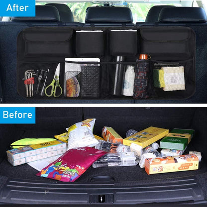 Car Back Seat Organizer with Multi-Pocket Storage (Pack of 1)